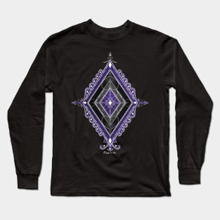 Delicate Ace of Diamonds Long Sleeve T-Shirt